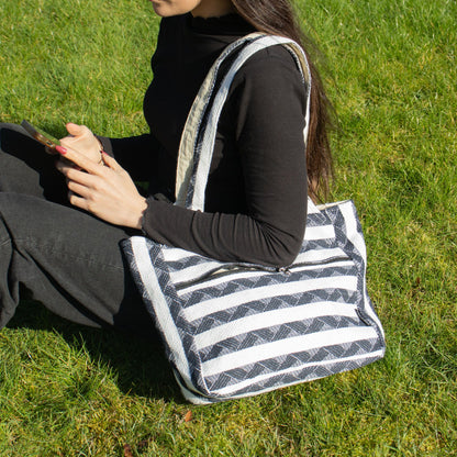 Bolsos Jacquard Naturales – Atlas Nómada – Bolso Musa Viajera