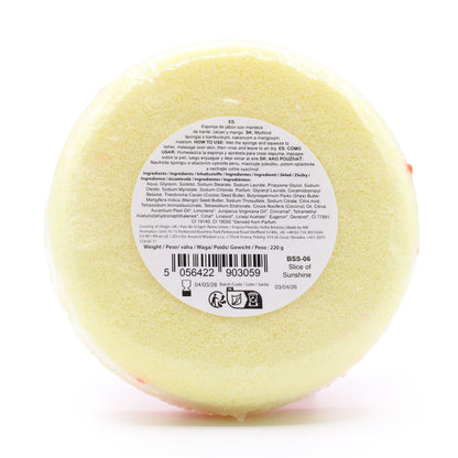 Esponja con Jabón 2 en 1 Exfoliante de Mantequilla – Slice of Sunshine
