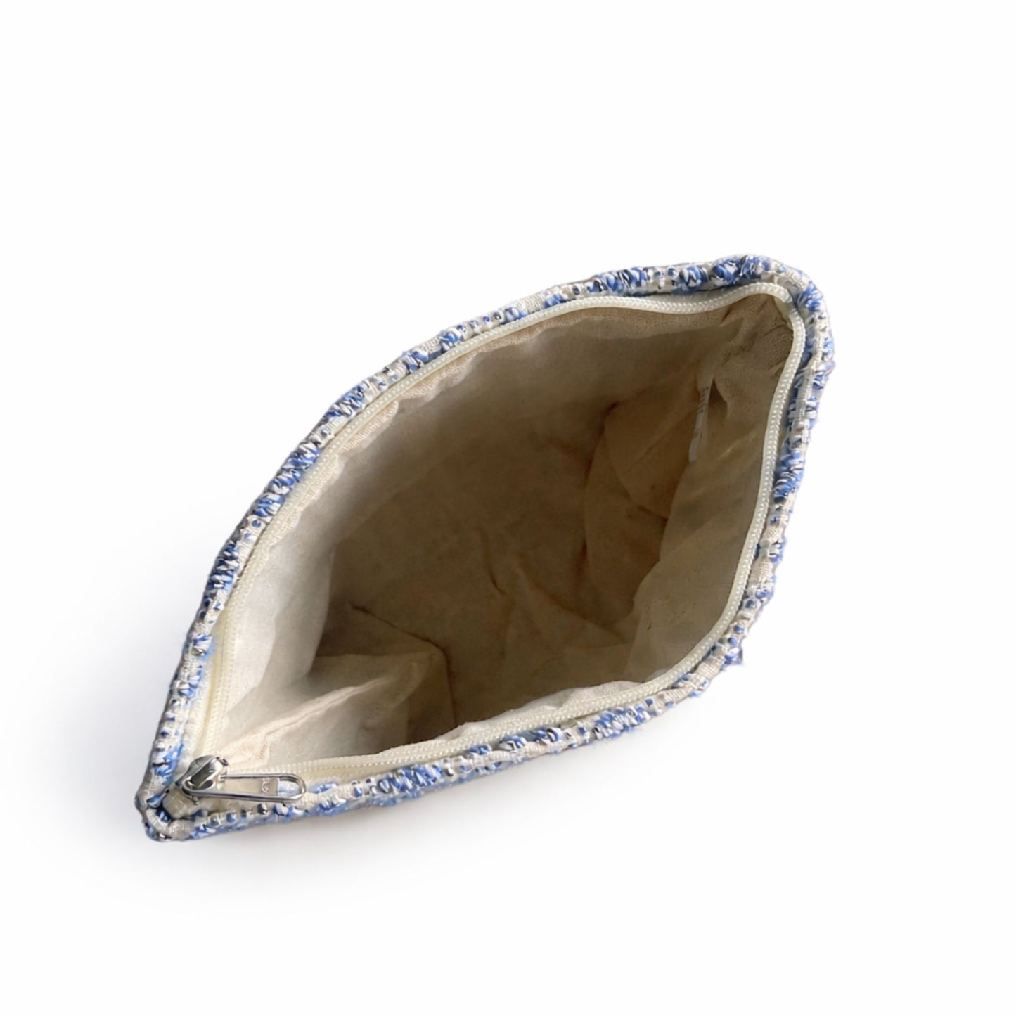 Nomad Sari Indian Jacquard Bolsa de aseo - Indigo Echo