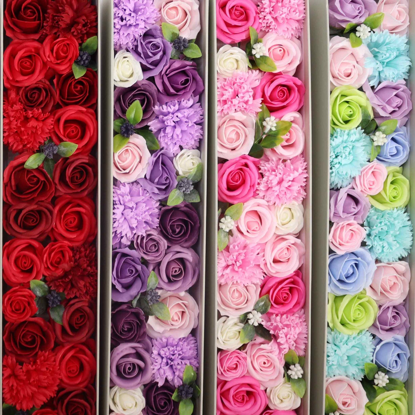 Caja Extra Larga - Baby Blessings - Blues - Flores de Jabón