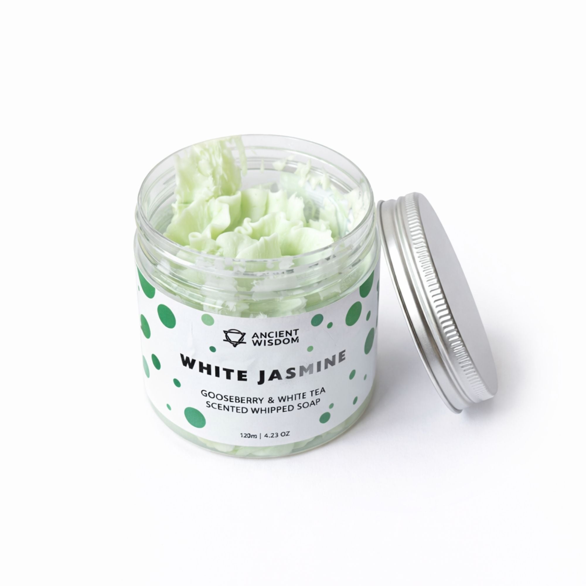 Jabón de Crema Batida  White Jasmine 120g – Aroma Fresco, Floral y Revitalizante
