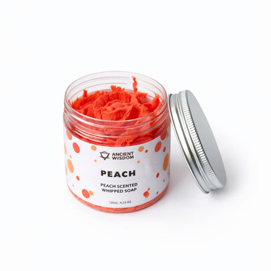 Jabón de Crema Batida de Melocotón 120g – Aroma Dulce, Fresco y Revitalizante