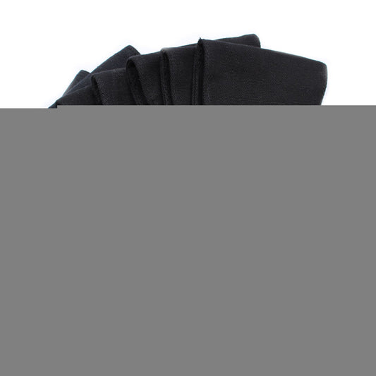 Cotton Pouch for Gemstone Face Rollers 10oz - Black 9x19xm