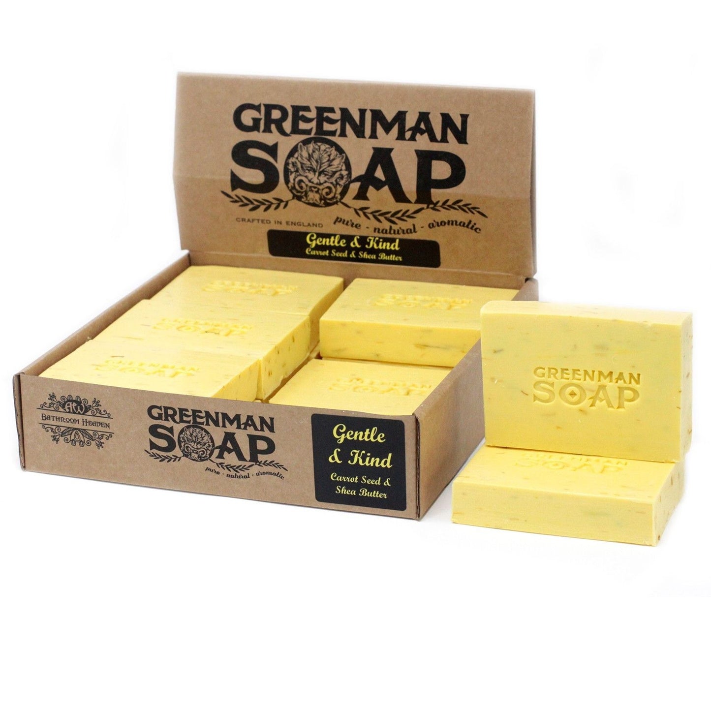 Jabón Greenman Fragancia a Sensación Amable y Suave (100g)