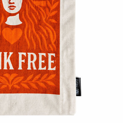 Nomad Sari Iconic Toni Tote Bag - Mantente salvaje - Natural 10oz