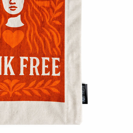 Nomad Sari Iconic Toni Tote Bag - Mantente salvaje - Natural 10oz