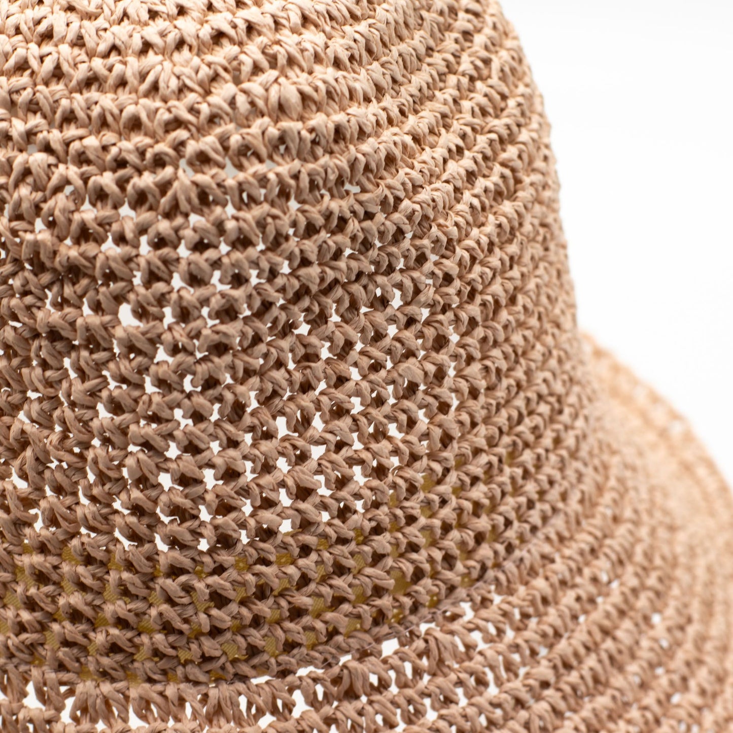 Nomad Sari Sombrero de paja de ala ancha - Rosa Rubor