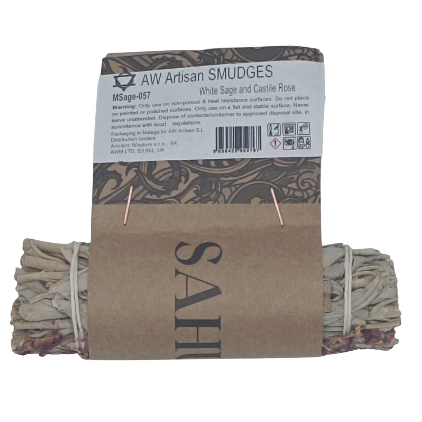 Atado de Hierba - Salvia Blanca y Rosa de Castilla