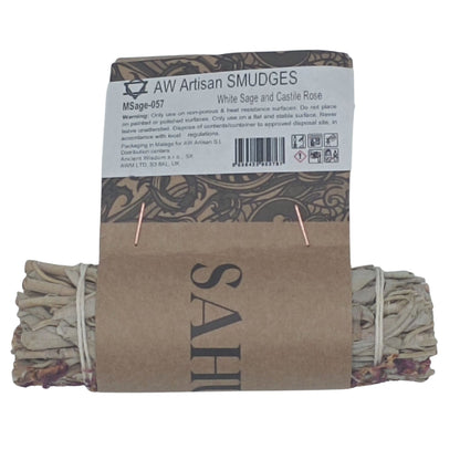 Atado de Hierba - Salvia Blanca y Rosa de Castilla