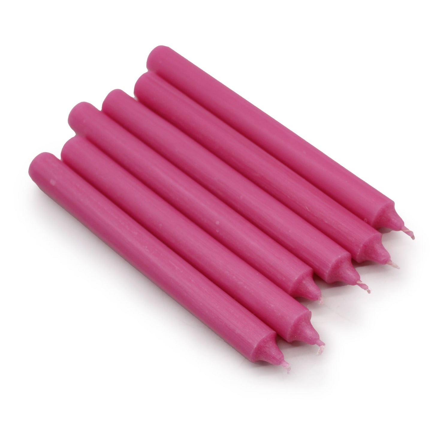 Velas a Granel en Color Fucsia (Paquete de 10 unids)