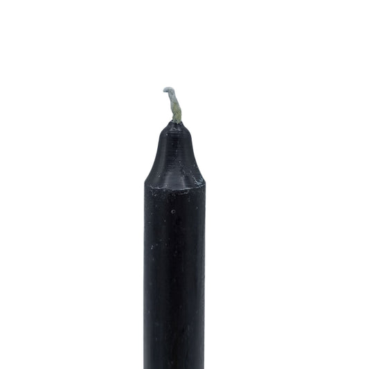 Caja de 10 Velas Negras para Protección
