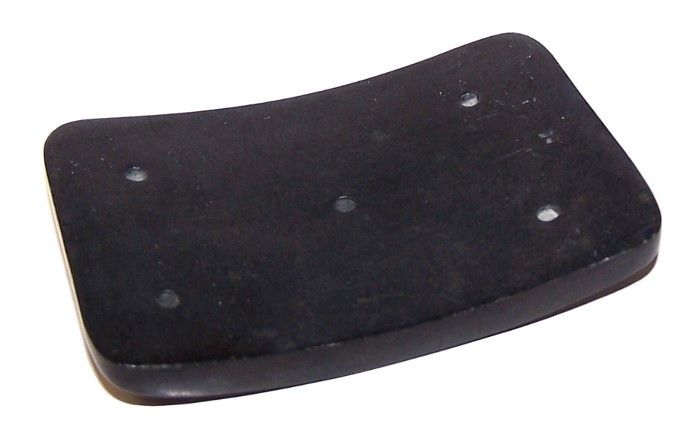 Mini Porta Incienso Mármol Negro 7cm