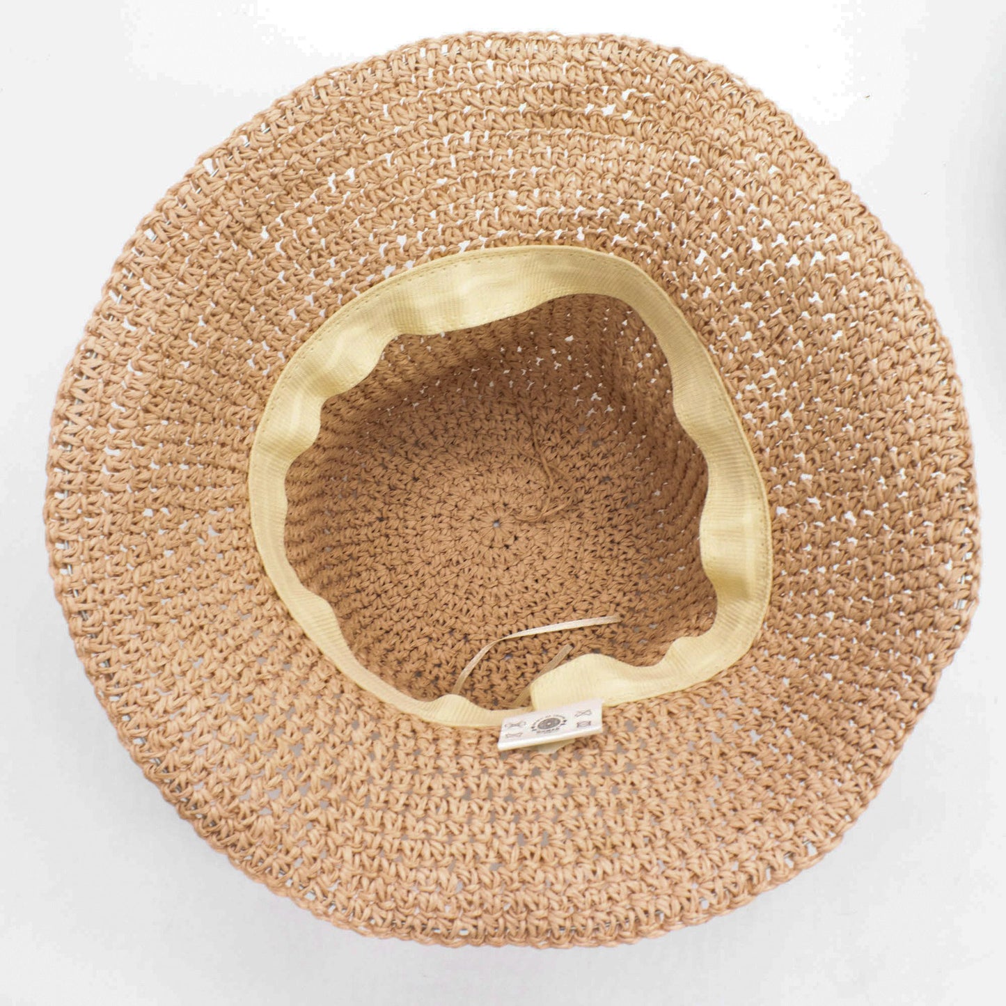 Nomad Sari Sombrero de paja de ala ancha - Rosa Rubor
