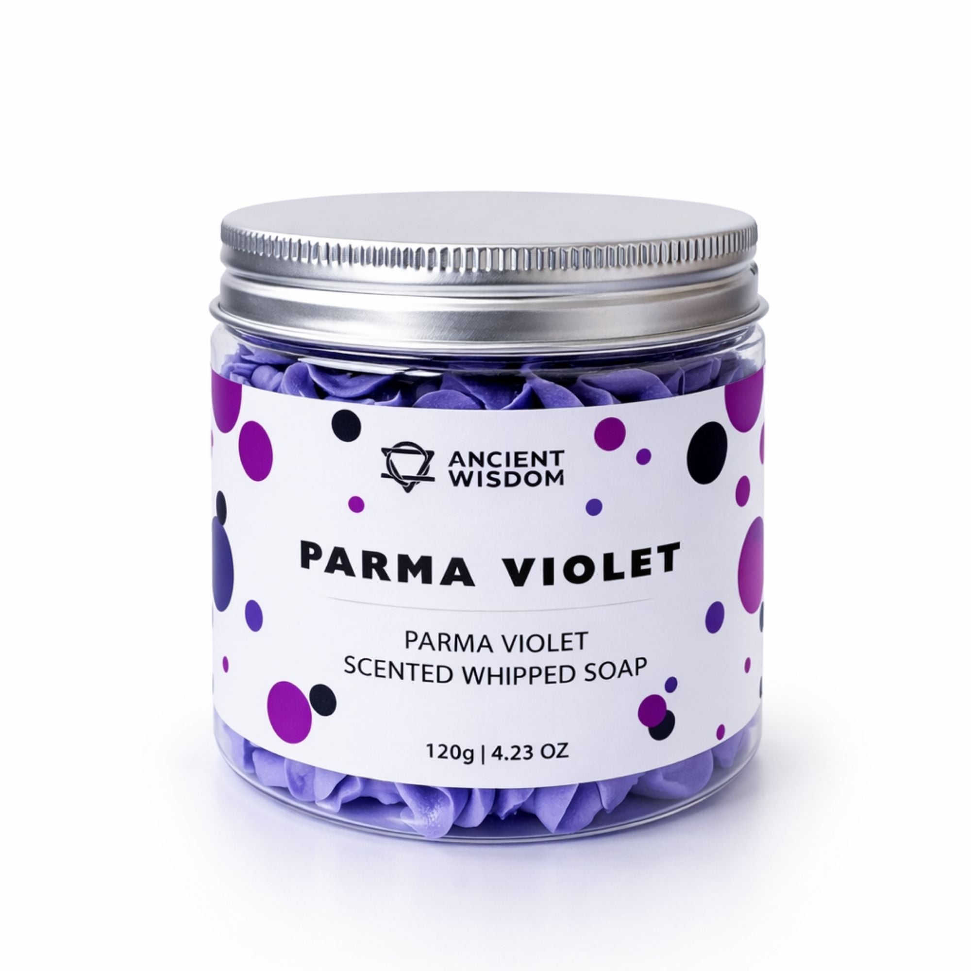 Jabón de Crema Batida  Parma Violeta 120g – Aroma Floral Delicado y Relajante