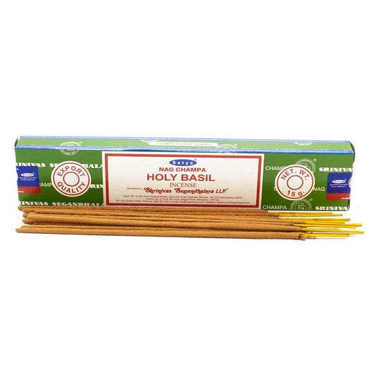 Varillas de Incienso Satya Holy Basil (15g)