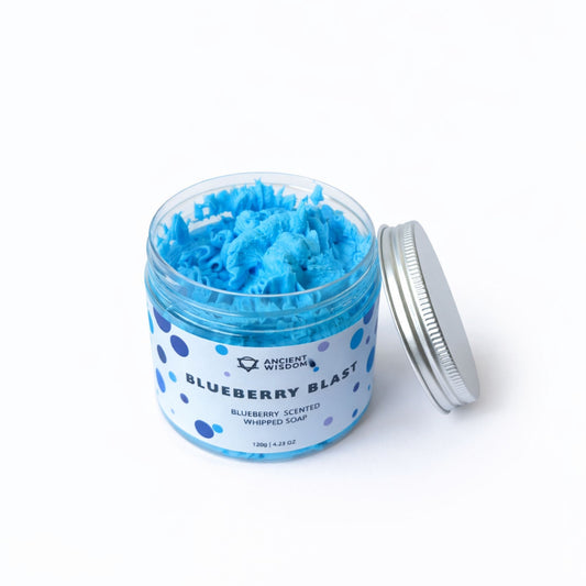 Jabón de Crema Batida de Arándanos 120g – Aroma Frutal Fresco y Revitalizante