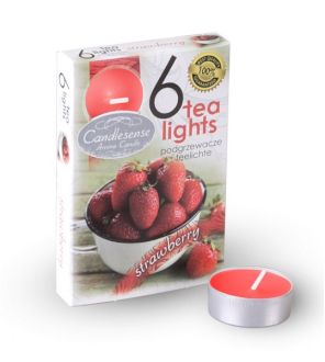 Caja de 6 Velas Perfumadas - Fresa