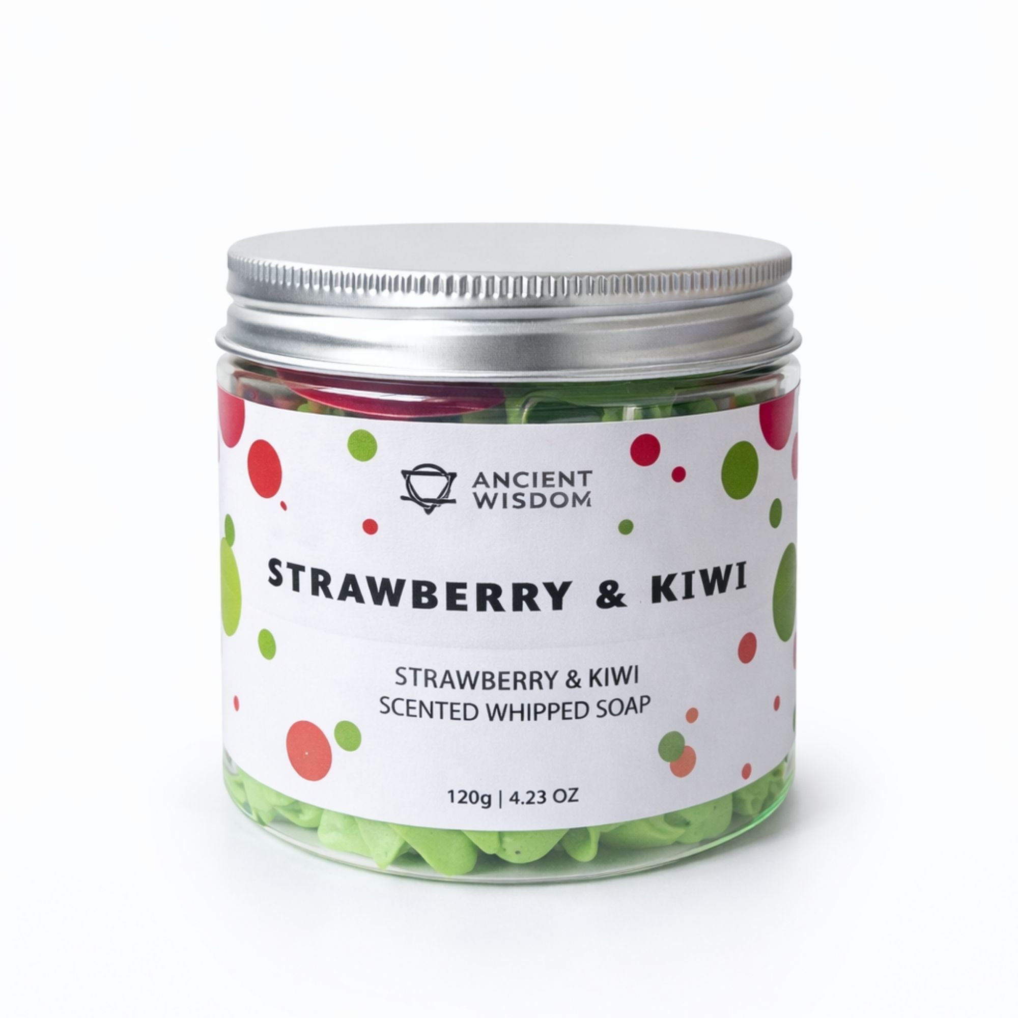Jabón de Crema Batida Fresa & Kiwi 120g – Aroma Frutal Fresco y Revitalizante