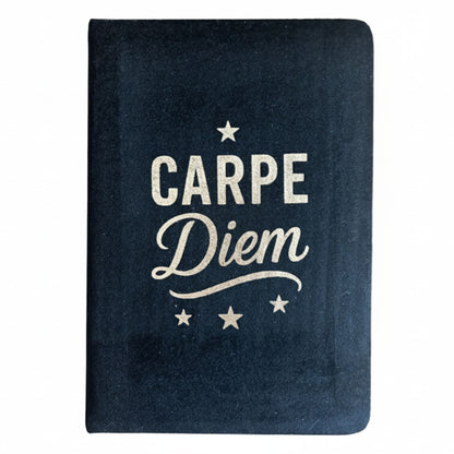 Cuaderno de terciopelo negro - 80 páginas - Aprovecha el día