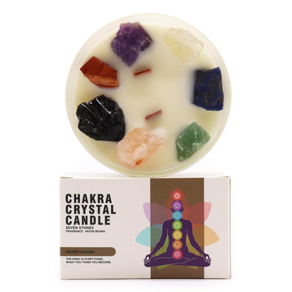 Velas de Cristal de Chakra  7 Chakras