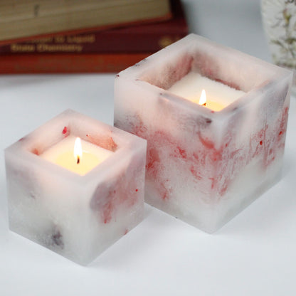 Vela Encantada - Frasco Cuadrado Pequeño - Rosa