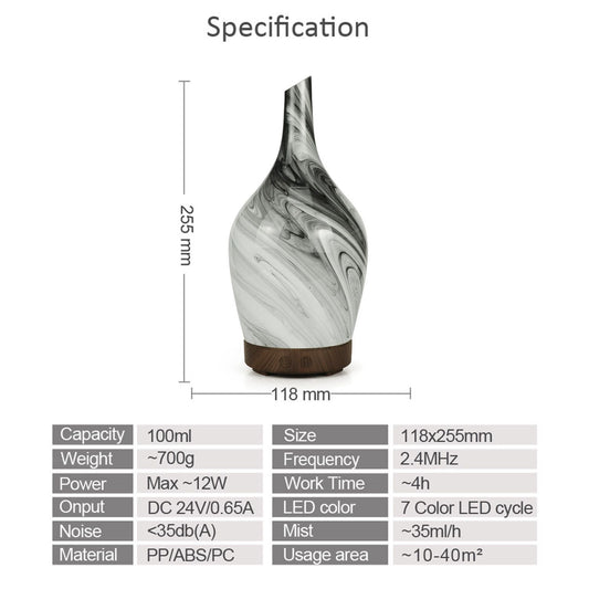 Difusor de Aroma con Enchufe EU de Vidrio