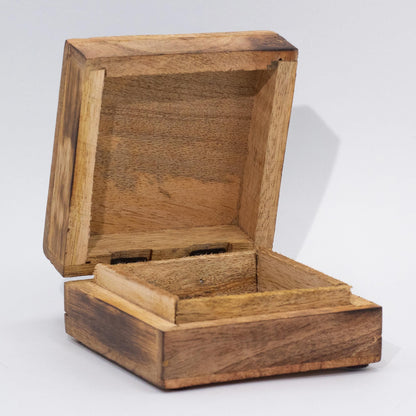 Caja cuadrada grande 15x17.5x8cm, Diseño Seta