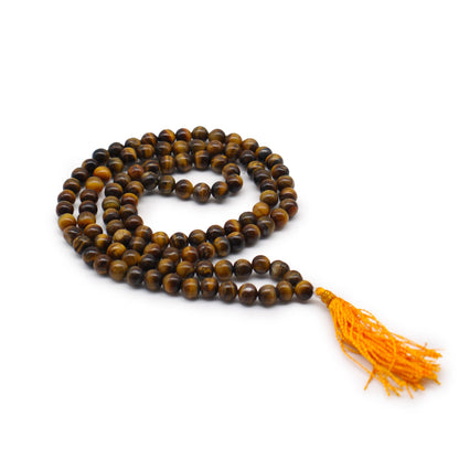 Japa Mala Ojo de Tigre. 108 Cuentas