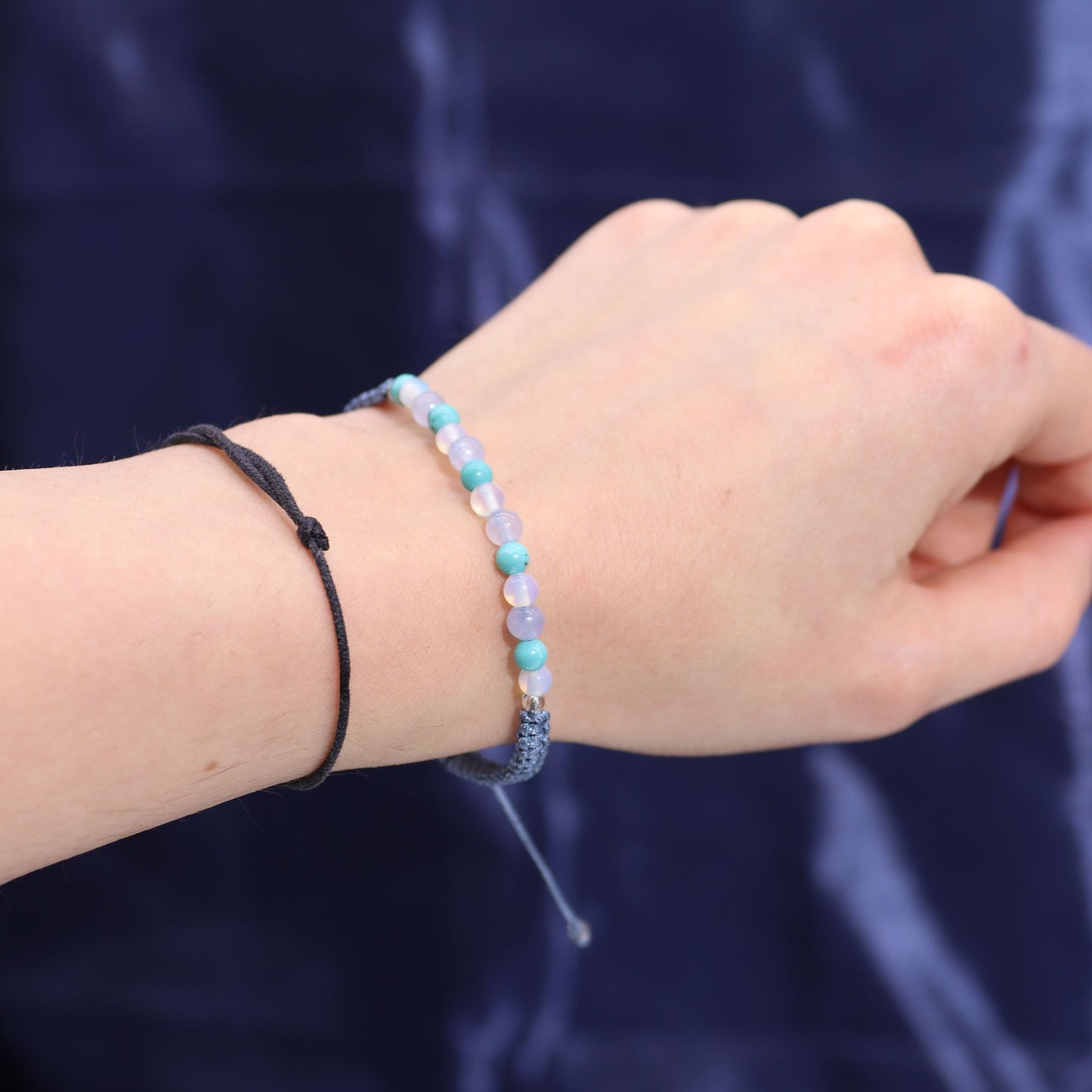 Vela de Cristal del Zodiaco con Pulsera de Piedras Preciosas Signo Piscis