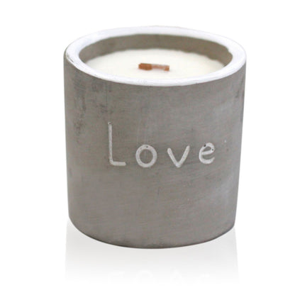 Vela mediana con Mecha de Madera Love