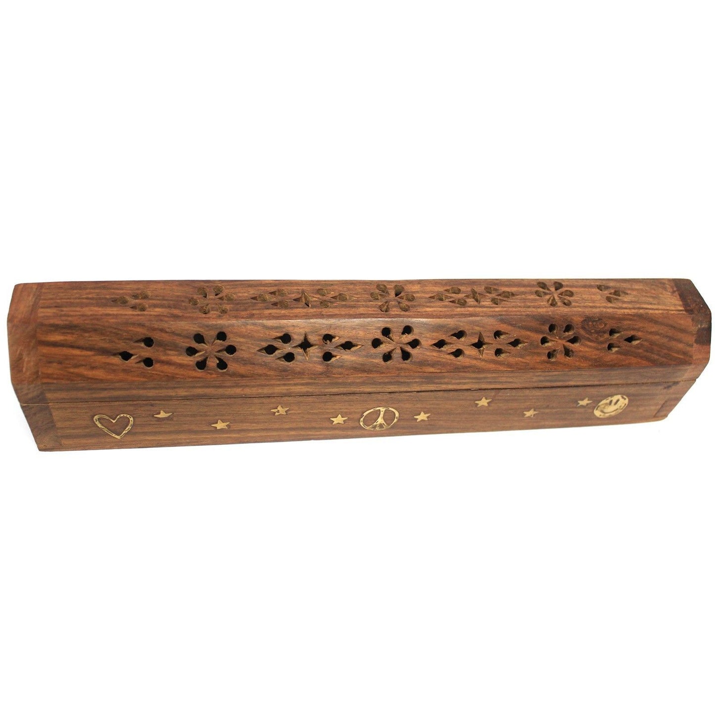 Quemador de Incienso Forma de Caja Paz y Amor (Pack de 2 Unids)