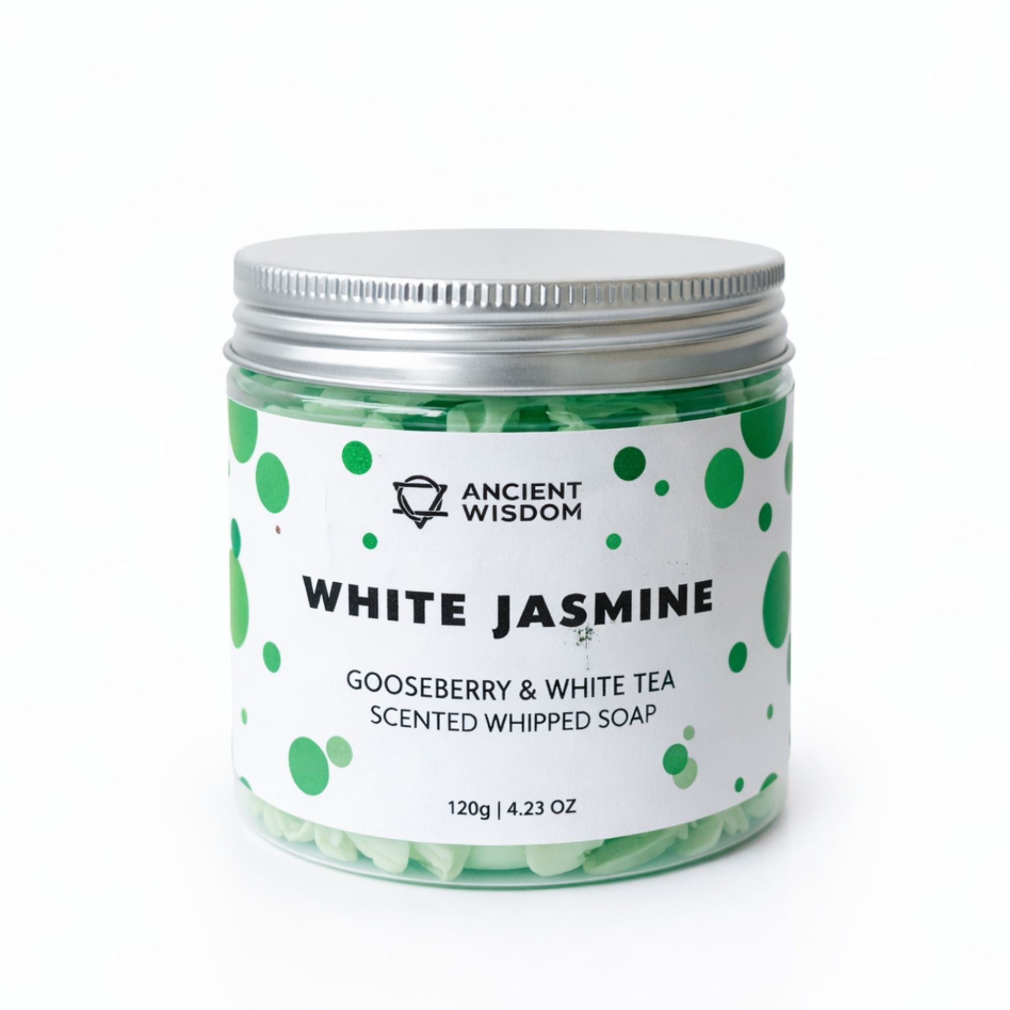 Jabón de Crema Batida  White Jasmine 120g – Aroma Fresco, Floral y Revitalizante