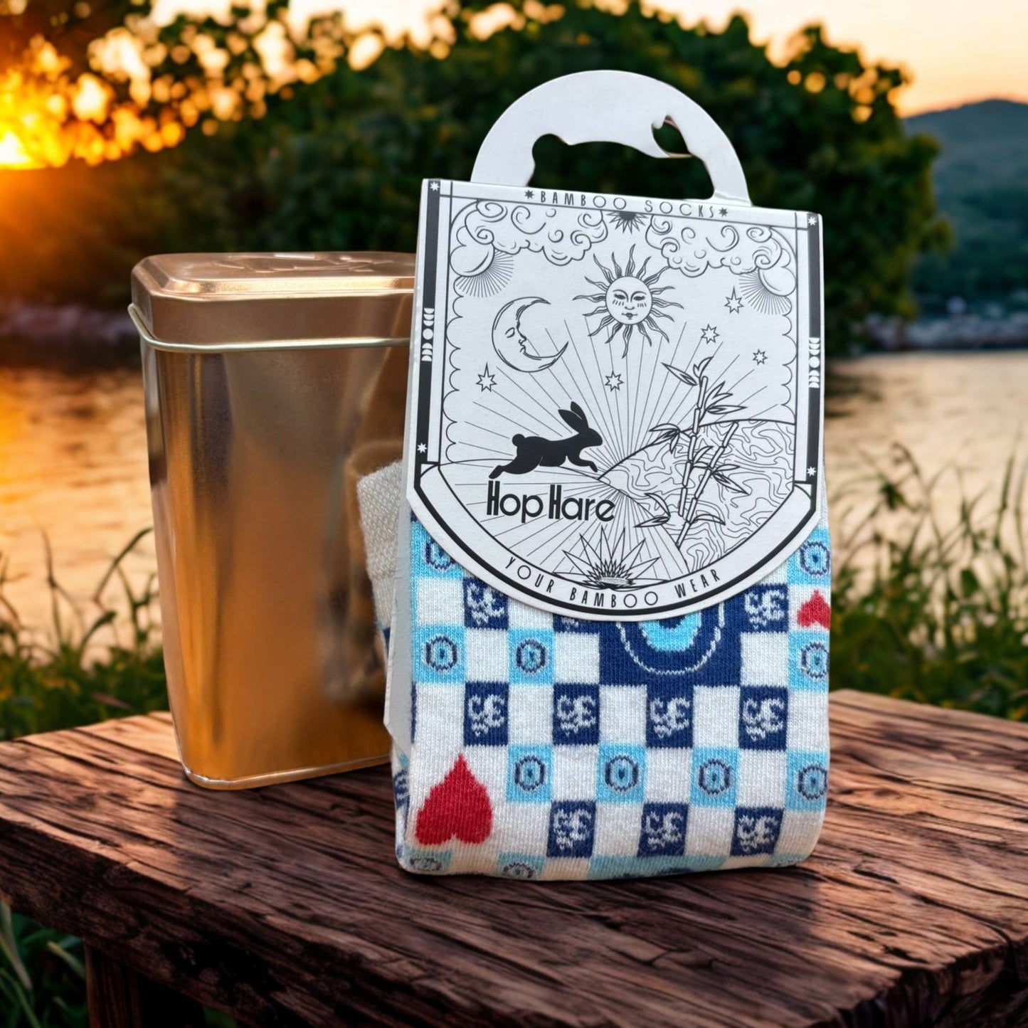 Calcetines bajos M/L Hop Hare Bamboo (41-46) - Fases lunares