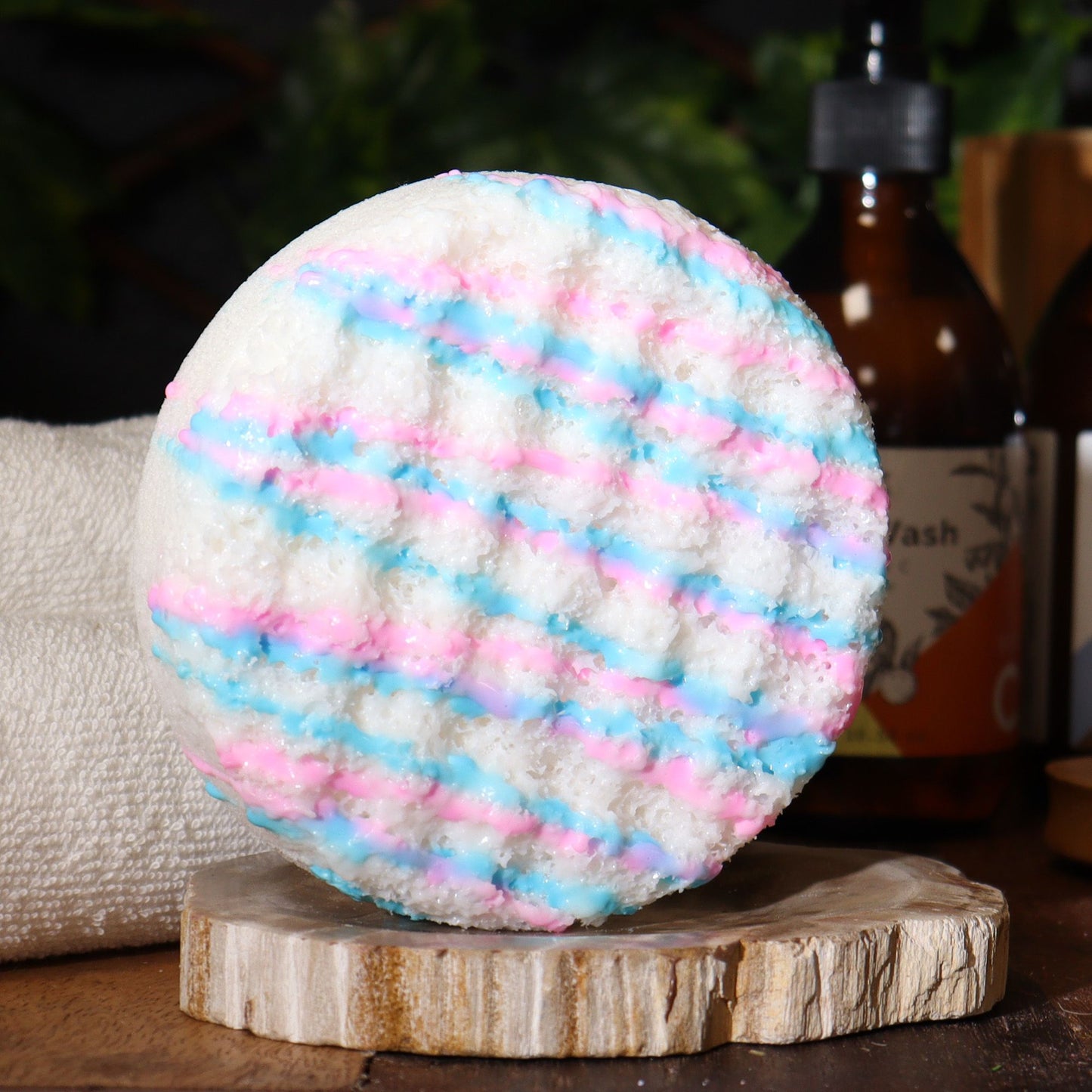 Esponja con Jabón 2 en 1 Exfoliante de Mantequilla – Talco de Bebé