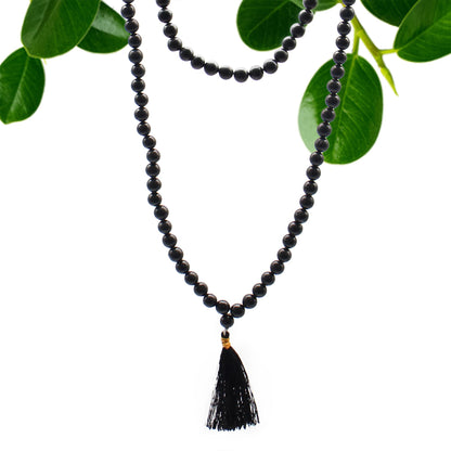 Japa Mala - Agata Negra -108