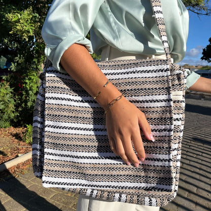 Bolso para Portátil Soft Banjar Crema y Gris