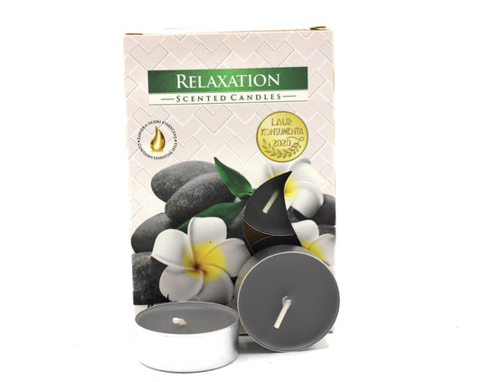 Set de 6 Velas de Té Perfumadas para Relajación