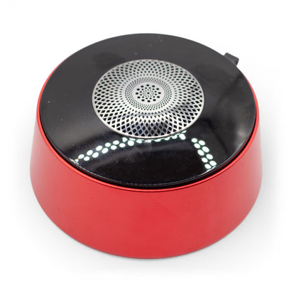 Mini altavoz con efecto de iluminación Mandela rojo