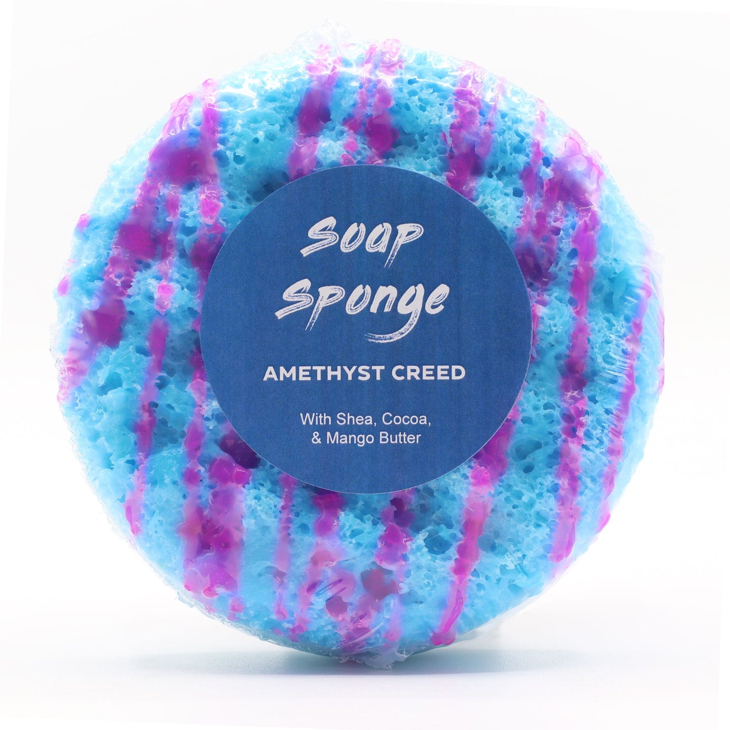 Esponja con Jabón 2 en 1 Exfoliante- Amethyst Creed