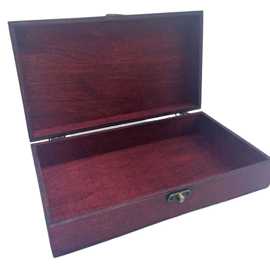 Caja Contenedor para Té en Color Rojo