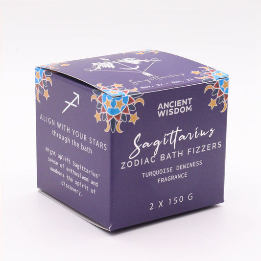 Set de Bombas de Baño del Horóscopo Signo Sagitario