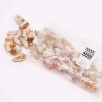 Cristales de Topacio Citrino en Bruto (500g)