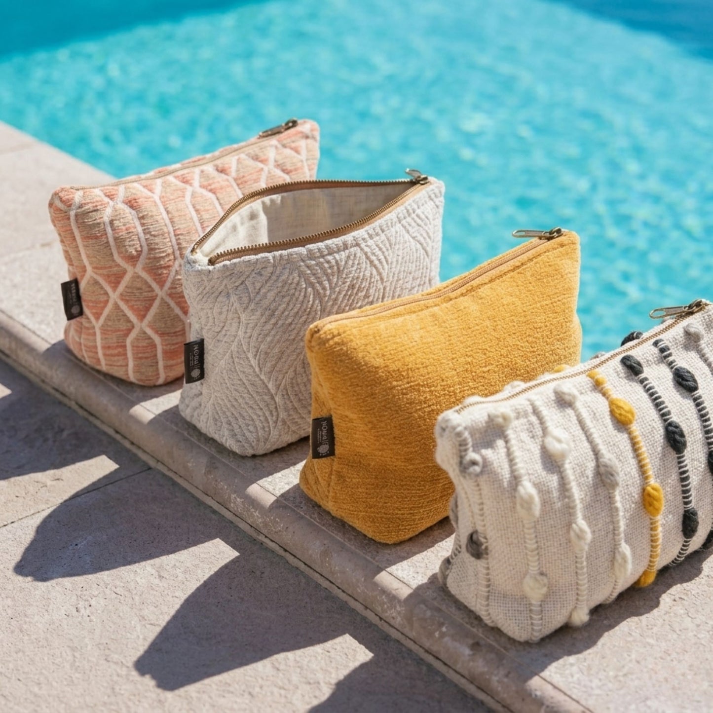 Nomad Sari Indio Jacquard Neceser - Telar Caléndula