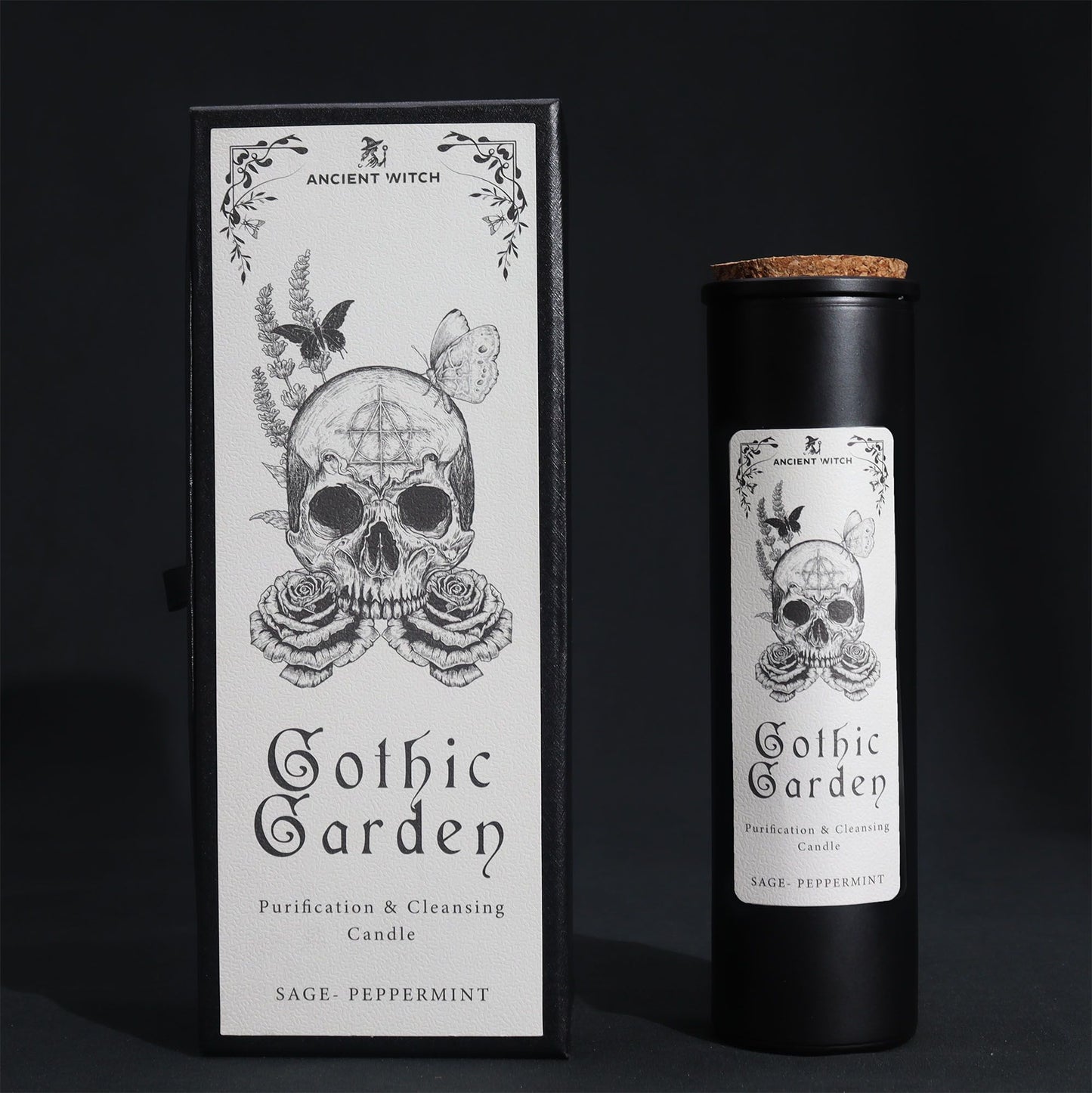Velas Purificadoras de Brujas Antiguas Jardín Gótico