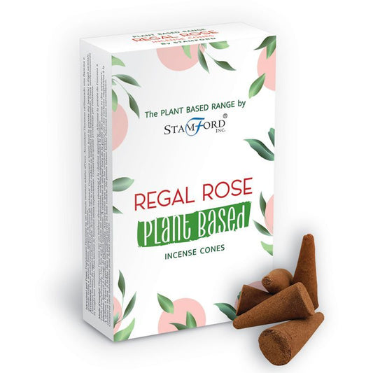 Conos de Incienso a Base de Plantas de Rosa Real