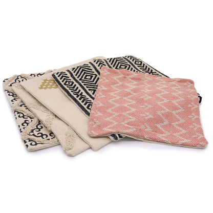 Funda de Cojín Clásico - Chevron Ancho Gris - 40x40cm