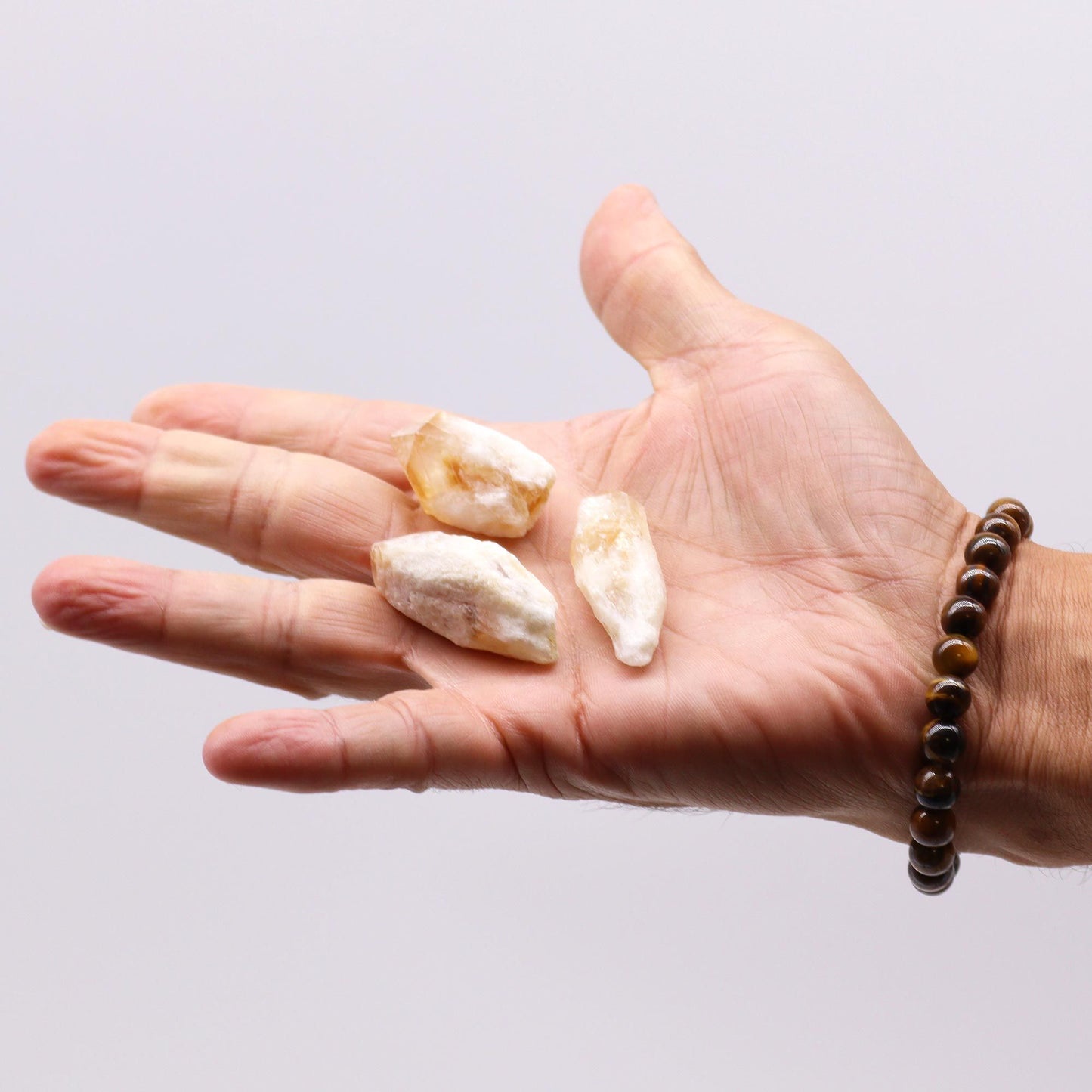 Cristales de Topacio Citrino en Bruto (500g)