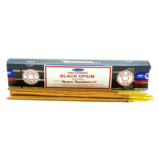 Varillas de Incienso Satya Black Opium (15g)
