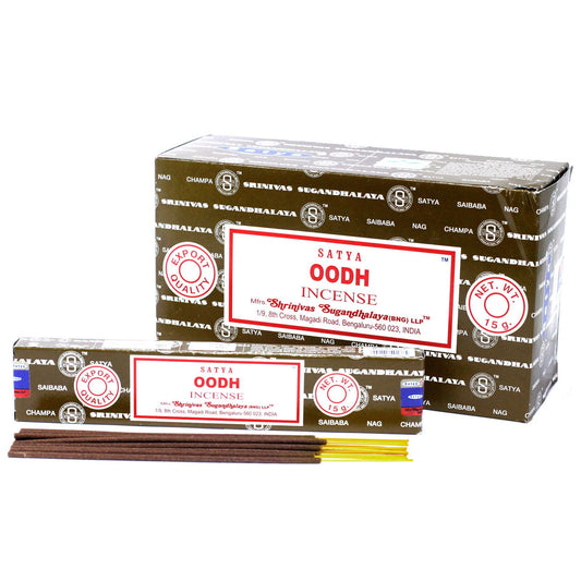Varillas de Incienso Satya Fragancia a Oodh (15g)