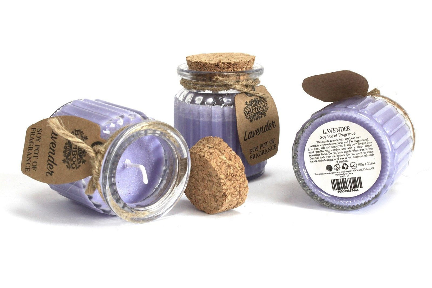 Vela de Cera de Soja Perfumada con Tarro